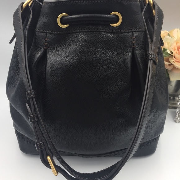 🚫SOLD🚫Dooney &Bourke Florentine Drawstring BLACK - Picture 2 of 8